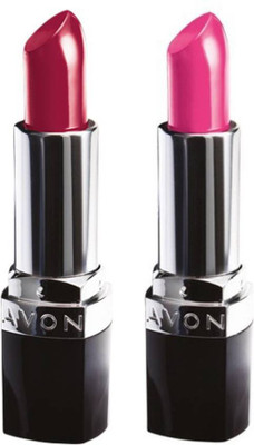 

Avon Ultra Color Lipstick(set of 2)(Red 2000, Hibiscus, 7.6 g)