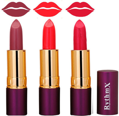 

Rythmx Rich creme Lipstick In Voilet Purple,Shiny Red,Neon Shades 554(Red)