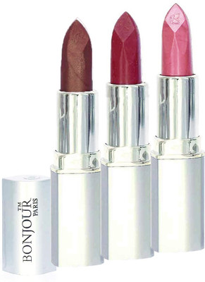 

Bonjour Paris Professional 096 Coffee,Mauve,Light Pink Lipstick(Coffee, Mauve, Light Pink, 11.4 g)