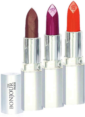 

Bonjour Professional 0341 Coffee Wine Orange Lipstick(Wine, Coffee, Orange, 11.4 g)