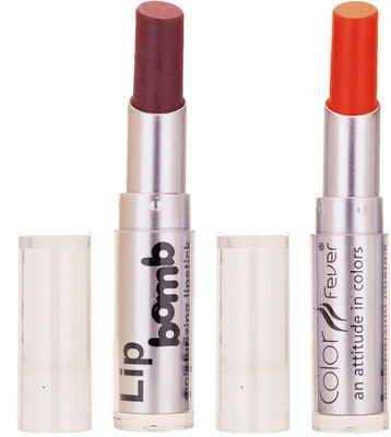 

Color Fever Creamy Matte Limited Offer77160192Chocolate, Orange Lipstick Set(Chocolate, Orange, 6.4 g)