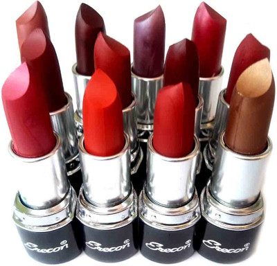 

Erecon 12 Multicolor(Makeup Lipsticks Combo EMLP-D-12)