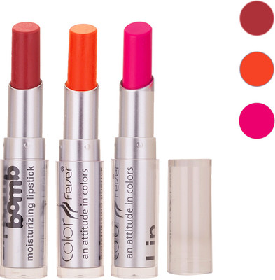 

Color Fever Delhi Ki Mashoor Lipstick 336(Brick, Orange, Neon Pink, 9.6 g)