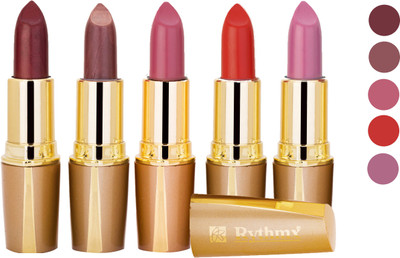 

Rythmx Creamy Matte Lipstick 2207201618 Light Red, Neon Pink, Brown, Light Brown, Pink Lipstick(Brown, Purple, Maroon, Red, 20 g)