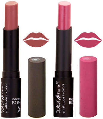 

Color Fever Purple Creamy Matte Offer Lipstick Set-05-10(Chocolate, Wine, 7 g)