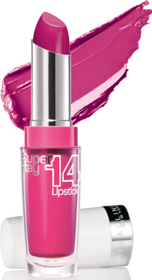 

Maybelline Super Stay 14 Hr Lipstick(Infinitely Fuchsia - 160, 3.3 g)