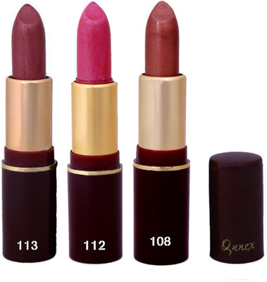 

Imported Qunex Rose Pink,Purple,Maroon Lipsticks Combo 1806183(Multicolor,)