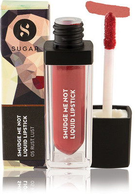 

Sugar SMUDGE ME NOT LIQUID LIPSTICK - 05 Rust Lust (Red Terracotta)(05 Rust Lust, 4.5 ml)