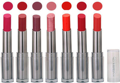 

Rythmx Color Blast Super Stay Lipstick Combo (Pack of 7, in Perfect Sade)190(Red)