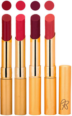 

Rythmx Creamy Matte Long Lasing Premium Lipstick (Raddish Maroon, Pink, Peach, And Mauve Lip Colors)(Raddish Maroon, Pink, Peach, Mauve, 8.8 g)