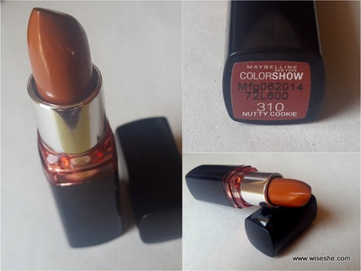 

Maybelline Color Show Lipstick Nutty Cookie # 310(Brown)