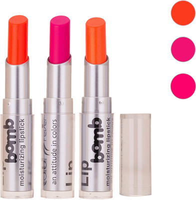 

Color Fever Delhi Ki Mashoor Lipstick 400(Orange, Neon Pink, Neon Red, 9.6 g)