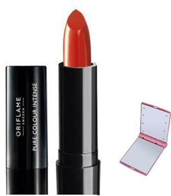 

Oriflame Sweden PURE COLOUR INTENSE LIPSTICK WITH SMART POCKET MIRROR(RUSTY RED, 2.5 g)