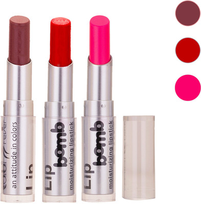 

Color Fever Delhi Ki Mashoor Lipstick 234(Brown, Prefect Red, Neon Pink, 9.6 g)