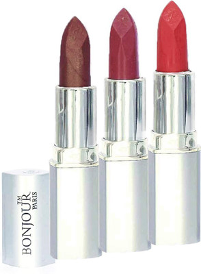 

Bonjour Paris Professional 023 Coffee,Mauve,Peach Lipstick(Coffee, Mauve, Peach, 11.4 g)