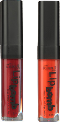 

Bonjour Paris Matte Lipstick(Mauve 11, Brick Orange 15)