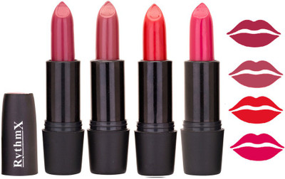 

Rythmx Rich Cream purple , mauve,red ,Mazanta Shades Lipstick(purple ,red 14, 16 g)