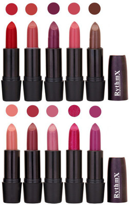 

Rythmx Lipstick Wholesale Rate All Color Combo Set(Shade - 19)