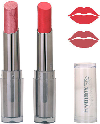 

Rythmx Imported Pure Creamy Matte Shimmer Light Pink,Redish Pink Lipstick(Multicolor,)