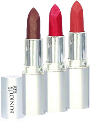 

Bonjour Professional 0368 Coffee Pink Peach Lipstick(Pink, Coffee, Peach, 11.4 g)