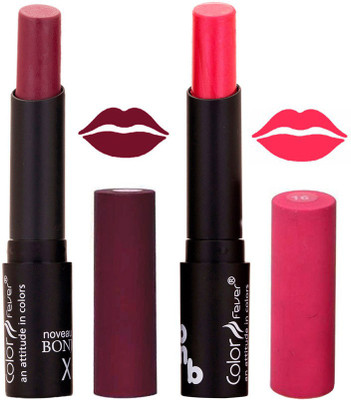 

Color Fever Wine Creamy Matte Lipstick-03-16(Wine, Pink, 7 g)