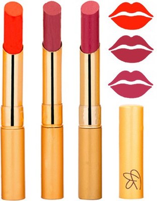 

Rythmx Super Slim Multicolor Matte Lipstick Combo 348(Multicolor,)