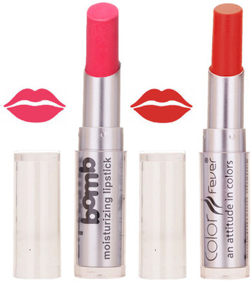 

Color Fever Creamy Matte profissional77160317Pink, Brick Red Lipstick(Pink, Brick Orange, 6.4 g)