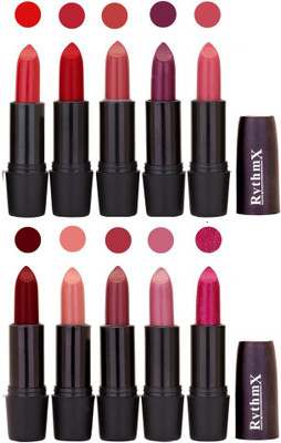 

Rythmx Lipstick Wholesale Rate All Color Combo Set(Shade - 51)