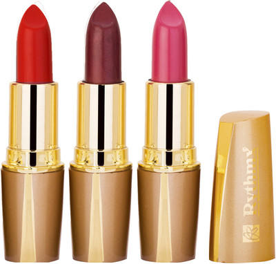 

Rythmx Golden Lipstick Combo 1406201637(Multicolor,, 11.4 g)