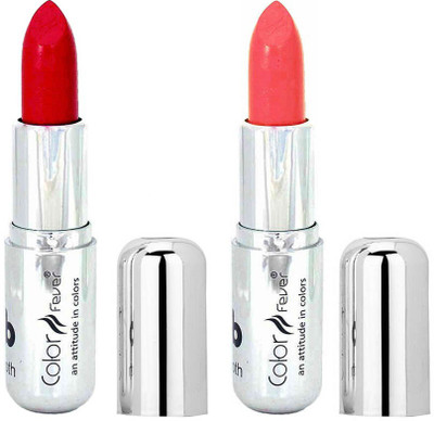 

Color Fever Creamy Matte Neon Red Lipstick 24201689(Neon Red, Peach, 8.4 g)
