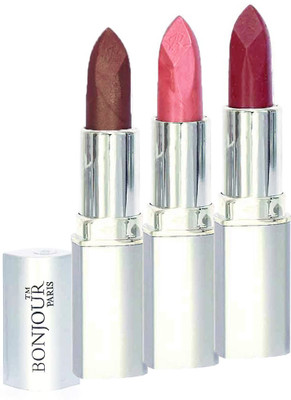

Bonjour Paris Professional 026 Coffee,Light Pink,Mauve Lipstick(Coffee, Light Pink, Mauve, 11.4 g)