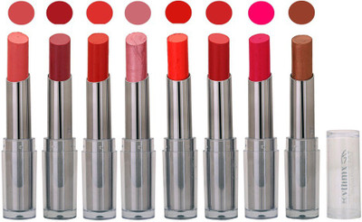 

Rythmx Rich Shades Smooth Matte Lipstick (Pack of 8) 564(Pink)