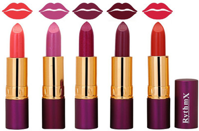 

Rythmx Matte Lipstick (Pack of 5, New Shades)892(Sahde-642)