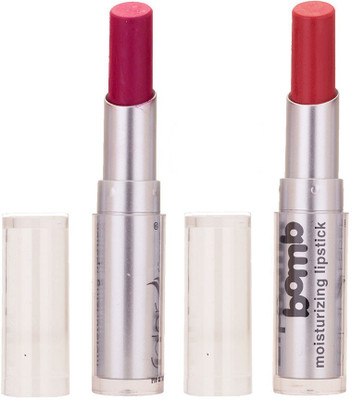 

Color Fever Creamy Matte Limited Offer77160330Purple, Orange Lipstick Set(Purple, Brick Orange, 6.4 g)