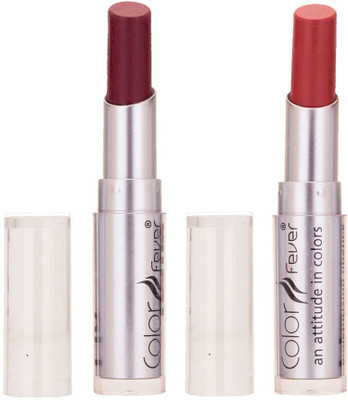 

Color Fever Creamy Matte Limited Offer77160089wine Shine, Peach Lipstick Set(wine Shine, Peach, 6.4 g)