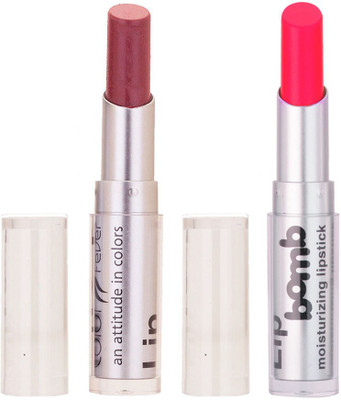 

Color Fever Creamy Matte Limited Offer77160242Mauve, Neon Pink Lipstick Set(Mauve, Neon Pink, 6.4 g)