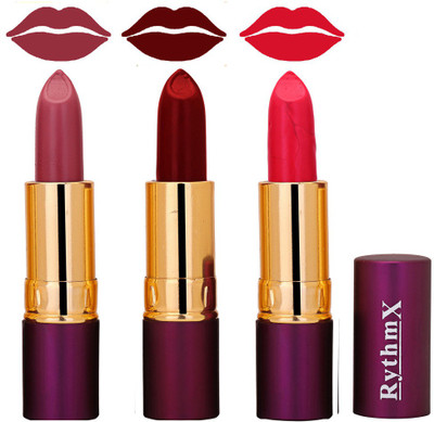 

Rythmx Rich creme Lipstick In Voilet Purple,Maroon,Neon Pink Shades 550(Maroon)