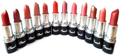 

Erecon 12 Multicolor(Makeup Lipsticks Combo EMLP-C-12)