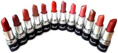 

Erecon 12 Multicolor(Makeup Lipsticks Combo EMLP-F-12)