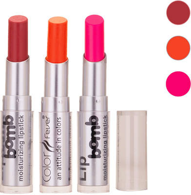 

Color Fever Delhi Ki Mashoor Lipstick 339(Brick, Orange, Neon Pink, 9.6 g)