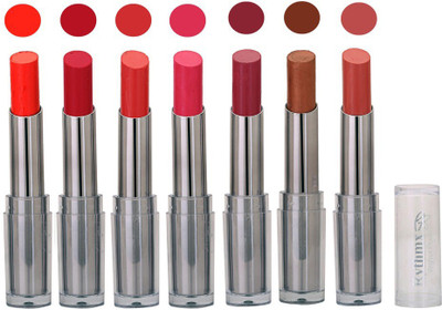 

Rythmx Color Blast Super Stay Lipstick Combo (Pack of 7, in Perfect Sade)192(Red)
