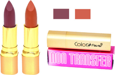 

Color Fever Plum Non Transfer Matte Lipstick-74(Light Orange, Plum, 8.4 g)