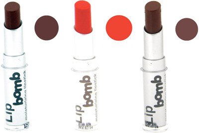 

Color Fever Bomb Matte Lipstick 18-8-13(Orange, Hazelnut, Coffee, 12 g)