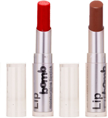 

Color Fever Creamy Matte Limited Offer77160247Red, Coffee Lipstick Set(Red, Coffee, 6.4 g)