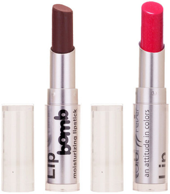 

Color Fever Creamy Matte Limited Offer77160125Coffee, Pink Lipstick Set(Coffee, Pink, 6.4 g)