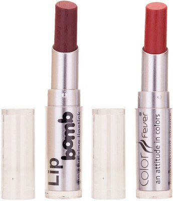 

Color Fever Creamy Matte Limited Offer77160183Chocolate, Peach Lipstick Set(Chocolate, Peach, 6.4 g)