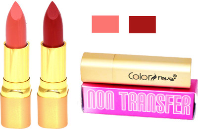 

Color Fever Peach Non Transfer Matte Lipstick-89(Dark Red, Peach, 8.4 g)