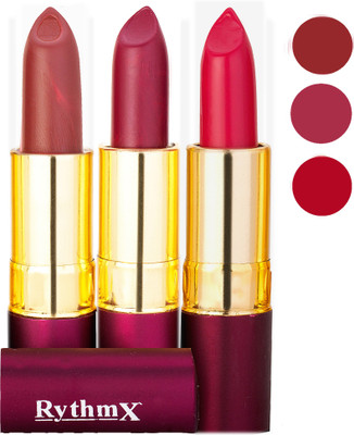 

Rythmx Matte Lipstick Combo 416 421 435(Multicolor,)