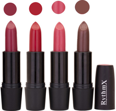 

Rythmx Black Important Lipsticks Combo 52(Multicolor,, 16 g)