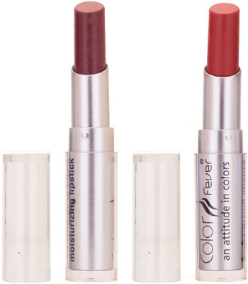 

Color Fever Creamy Matte Limited Offer77160161Chocolate, Peach Lipstick Set(Chocolate, Peach, 6.4 g)